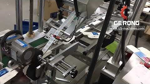 Carton case box paging high speed top anti counterfeiting label labeling machine