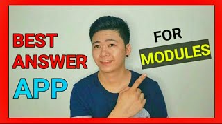 BEST ANSWER APP TO ANSWER YOUR MODULES | HOW TO USE |Leo Romantiko screenshot 1