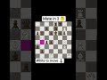 Only 1% can find mate 🔥♟️, can you find it 😱🔥#chesspuzzle