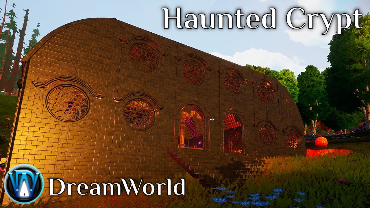 Spooky Haunted Halloween Crypt Build | DreamWorld Halloweek Builds ...