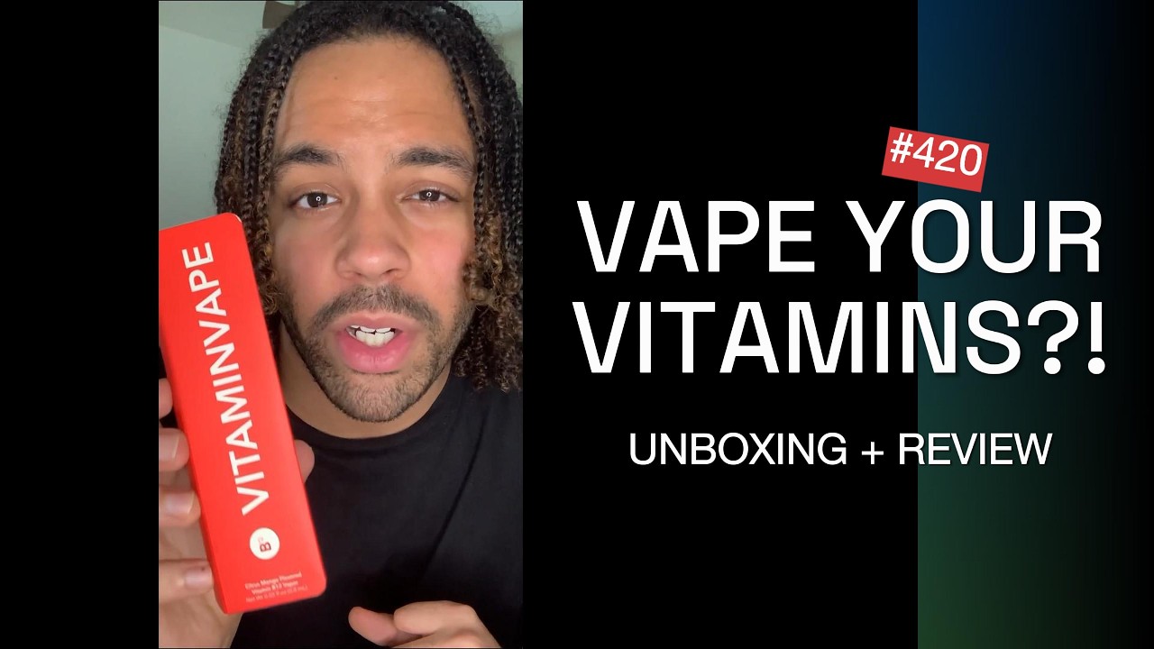 You Can Smoke Your Vitamins?! The Vitamin B-12 Vape!  @VITAMINVAPE