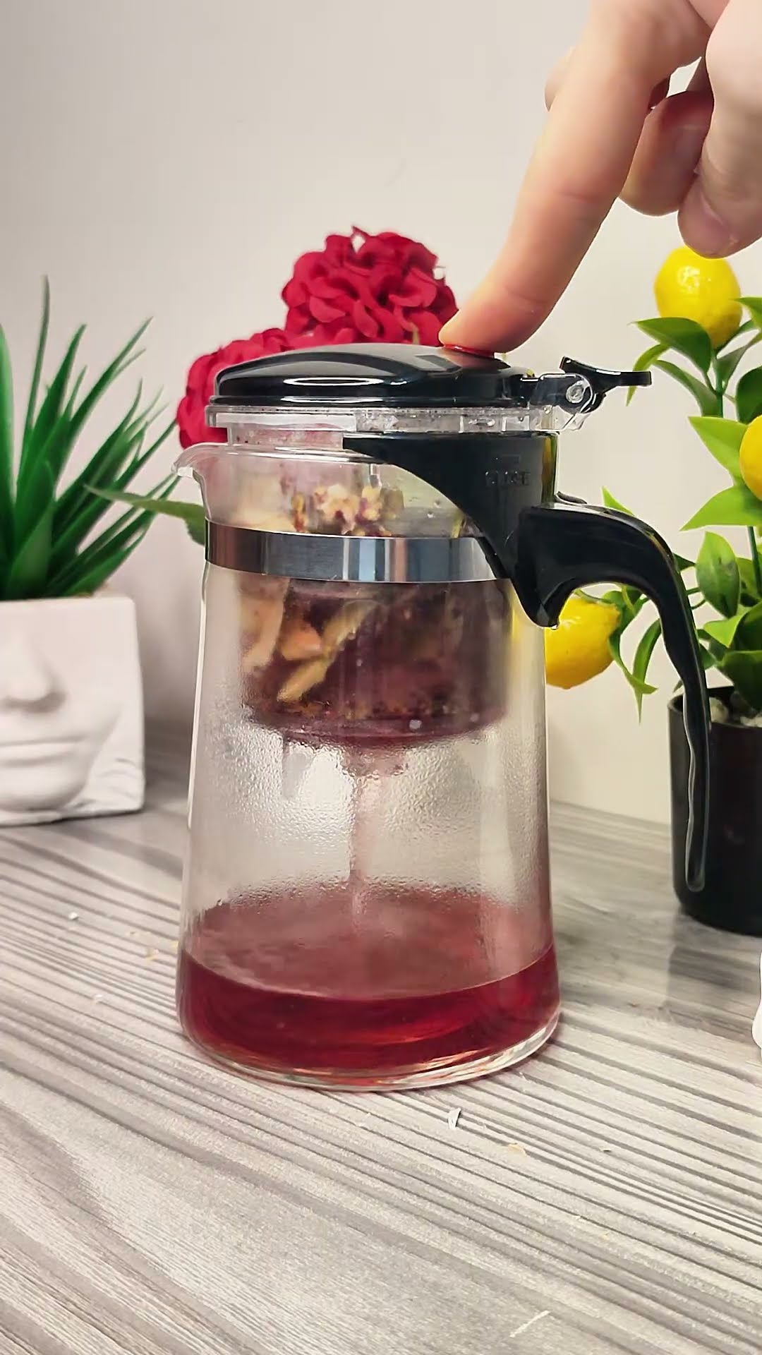 TeaTime Heat Resistant Glass Teapot1️⃣ ? (# 2068) Product Link in Bio