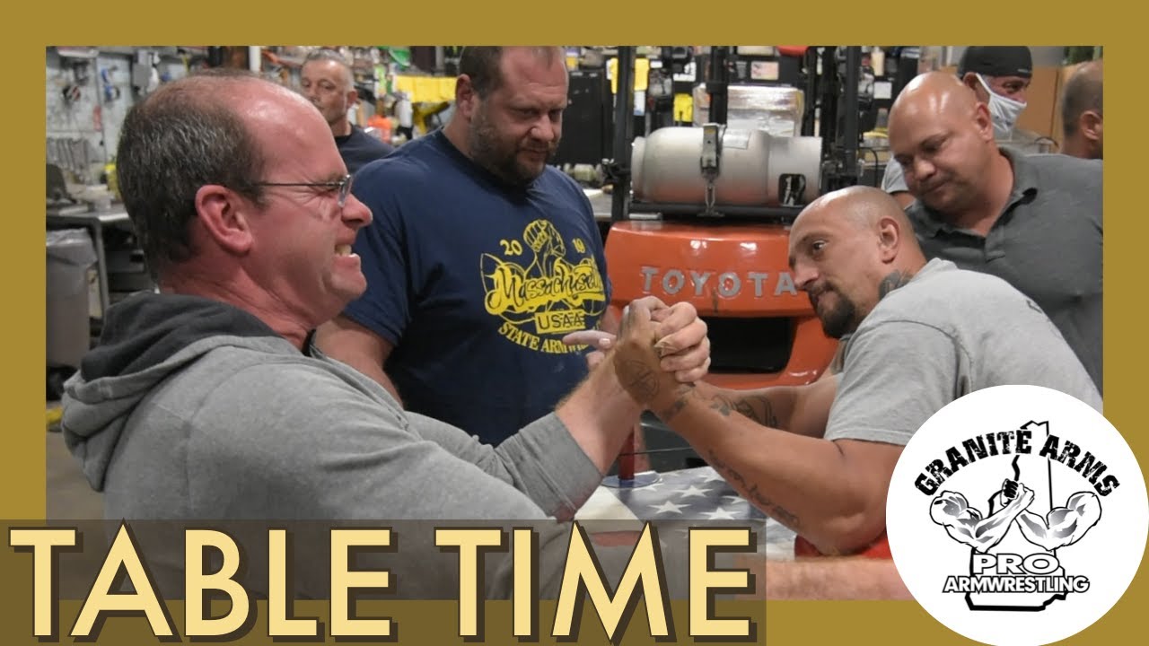 Pulling at Granite Arms NH - Arm Wrestling Practice - Table Time 10/08/20