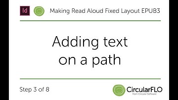 Read Aloud Fixed Layout EPUB3 from InDesign with CircularFLO - step 3