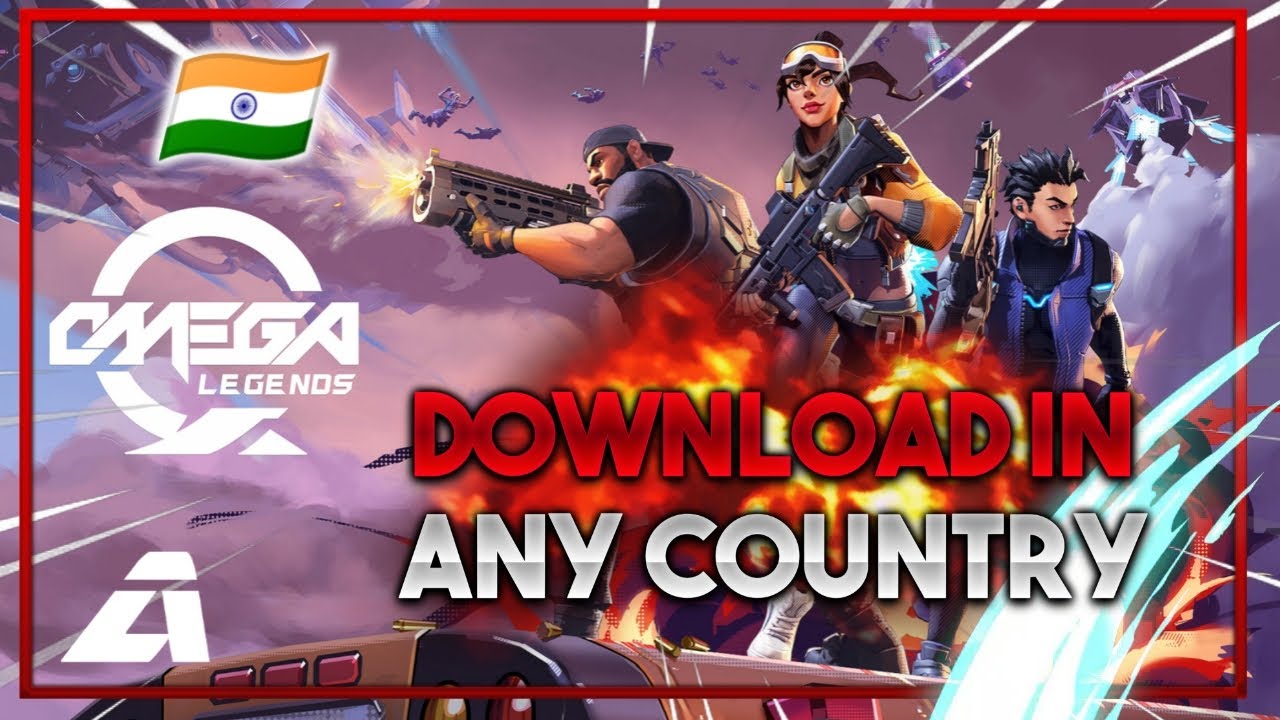 How to download Omega legends In Any country|🔥New battle Royale game