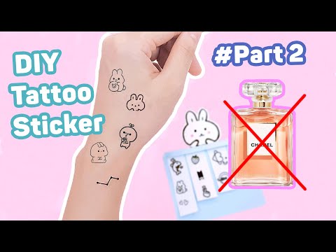 Video [Quyensachnho] #Part2 Làm Hình xăm Sticker K cần Nước... - youtube