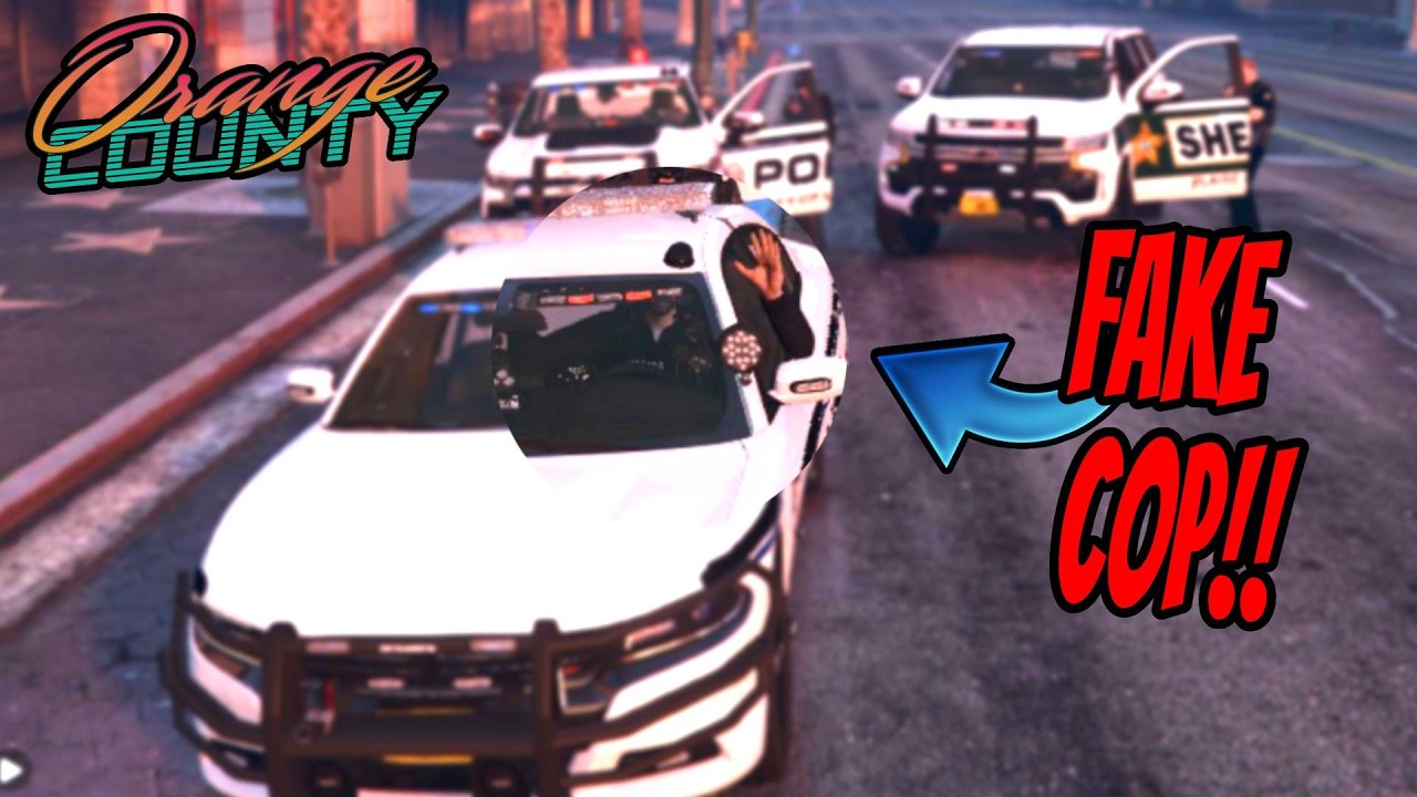 Cop Impersonator Bank Robbery in OCRP!!