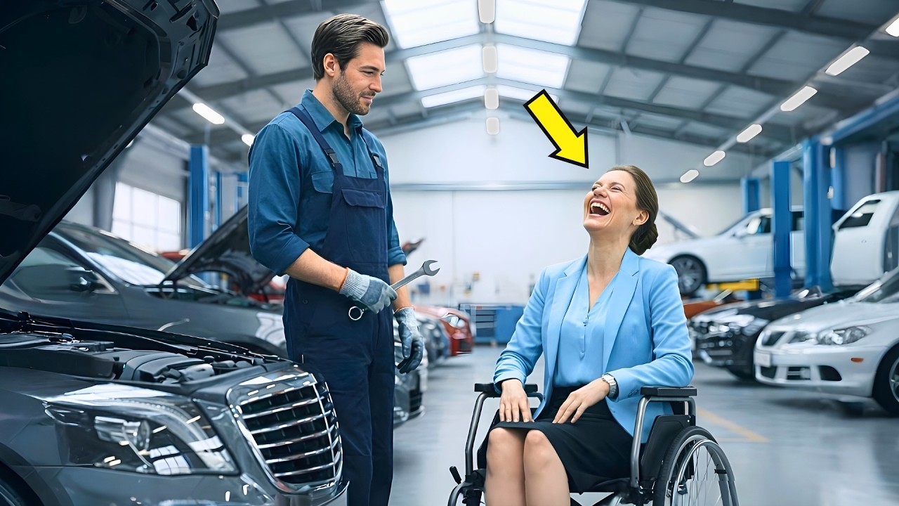 “EU FAÇO A SENHORA VOLTAR A ANDAR” — DISSE O MECÂNICO… A MILIONÁRIA RIU, ATÉ O IMPOSSÍVEL ACONTECER