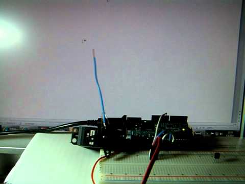 Arduino with a servo following the cursor