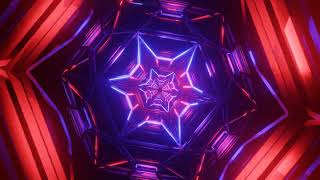 Abstract Background Video 4k Red Blue Purple Rotating Metallic Wireframe VJ LOOP NEON Wallpaper