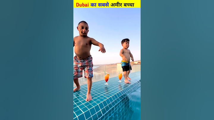 Dubai ka sabse Amir Bachcha #shorts #factrate #fact