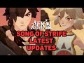 Song of strife latest updates and new character previewsafk journey