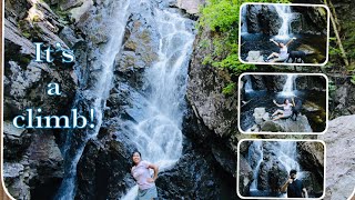 The Journey to Angel Falls Maine USA.