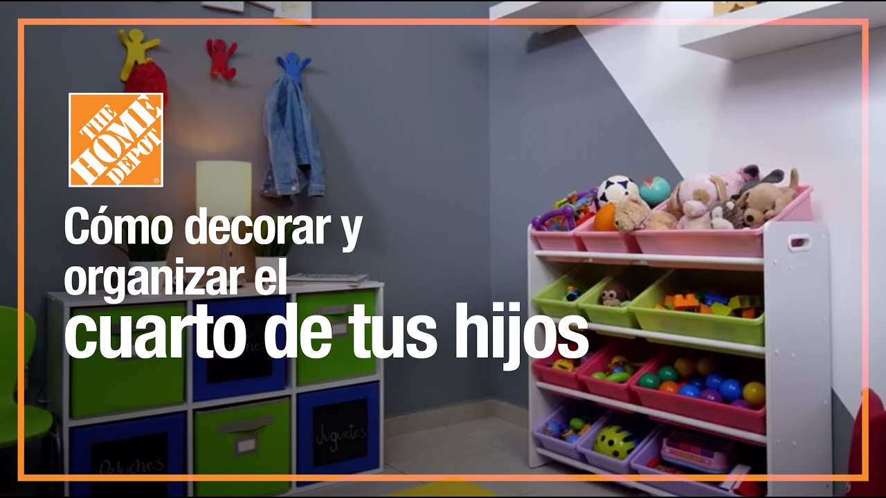 Cómo utilizar organizadores bonitos para el cuarto de los niños? – The Home  Depot Blog