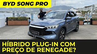 BYD SONG PRO: híbrido plug-in vem pro Brasil pra encarar Renegade, HR-V e cia