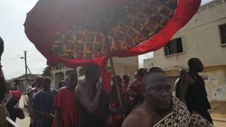 Ghana funeral procession April 2017