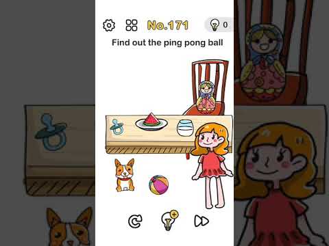 Video AnswerBrainoutlevel171 Find out the ping pong ball... - youtube