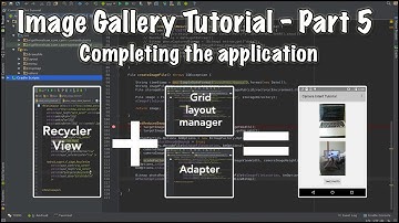 How to create an android gallery app using RecyclerView - Part 5