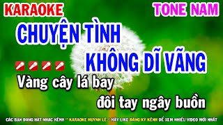 Chuyện Tình Không Dĩ Vãng Karaoke Tone Nam ( BEAT BOLERO HAY ) Huỳnh Lê
