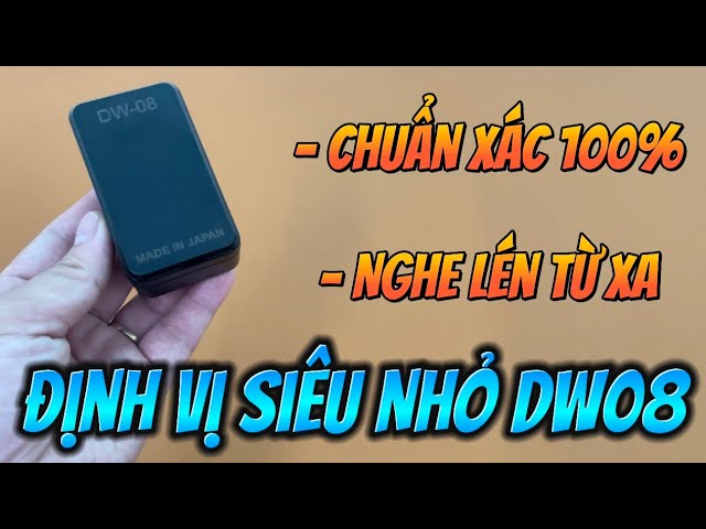 Thiết Bị Định Vị Nghe Lén Dw06 Siêu Nhỏ Không Dây Pin 30 Ngày - Chính Xác 100% Ghi Âm Từ Xa