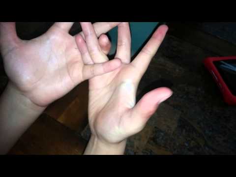 How to do the snake hand trick