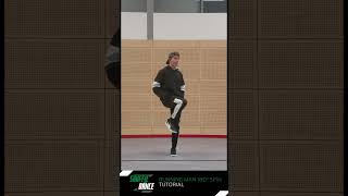 Shuffle Dance Running Man 180° Spin Tutorial #shuffle #shuffletutorial #shorts