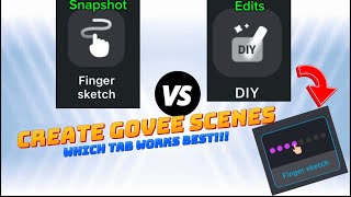 Govee App Update-Finger Sketch Snapshot Scenes VS DIY Scenes #howto #govee #diy #goveecustom screenshot 3
