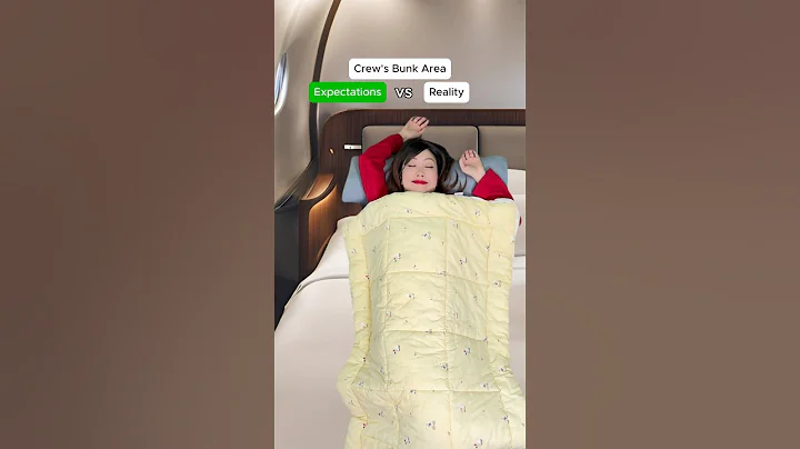 How flight attendants sleep on 16 hour flights 🤩