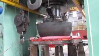 Hot Forming Of Hemi-Head 125 Mm Thk At Icem Wada