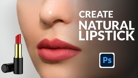 Create Natural💄 💋 Lipstick In Photoshop | Photoshop Tutorial