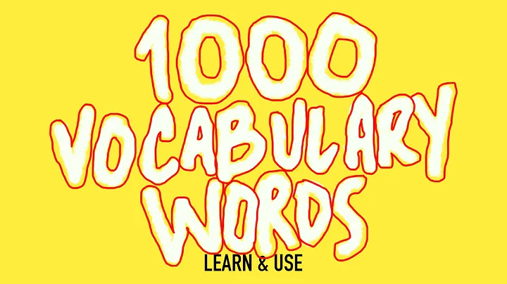How To Learn And Use 1000 English Vocabulary Words - DayDayNews