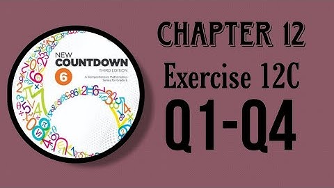 New Countdown Third Edition|Oxford|Chapter 12|Exercise 12C|Q1|Q2|Q3|Q4|Class 6|Maths|Full solution|