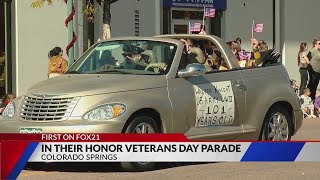 Veterans Day Parade in Colorado Springs draws hundreds