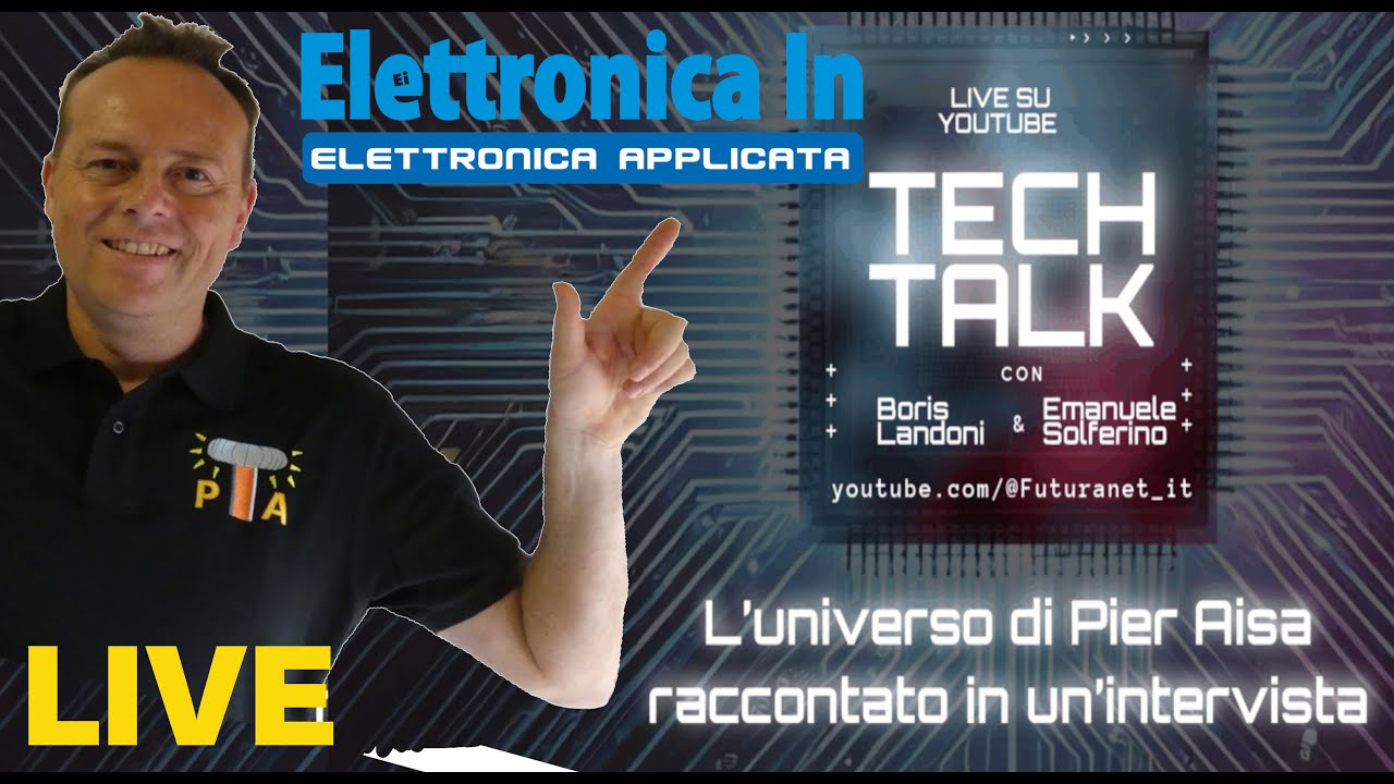 0978: LA STORIA DEL MIO CANALE YOUTUBE LIVE TECH TALK CON ELETTRONICA ...