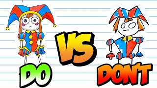DOs & DON'Ts Drawing THE AMAZING DIGITAL CIRCUS for fans