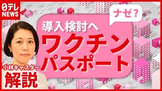 【解説】“差別の助長”や“自由を阻害”？ 政府「ワクチンパスポート」導入検討（2021年4月30日放送「news every.」より）