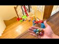 MAGNETIC MARBLE RUSH ON STAIRS + DOMINOES