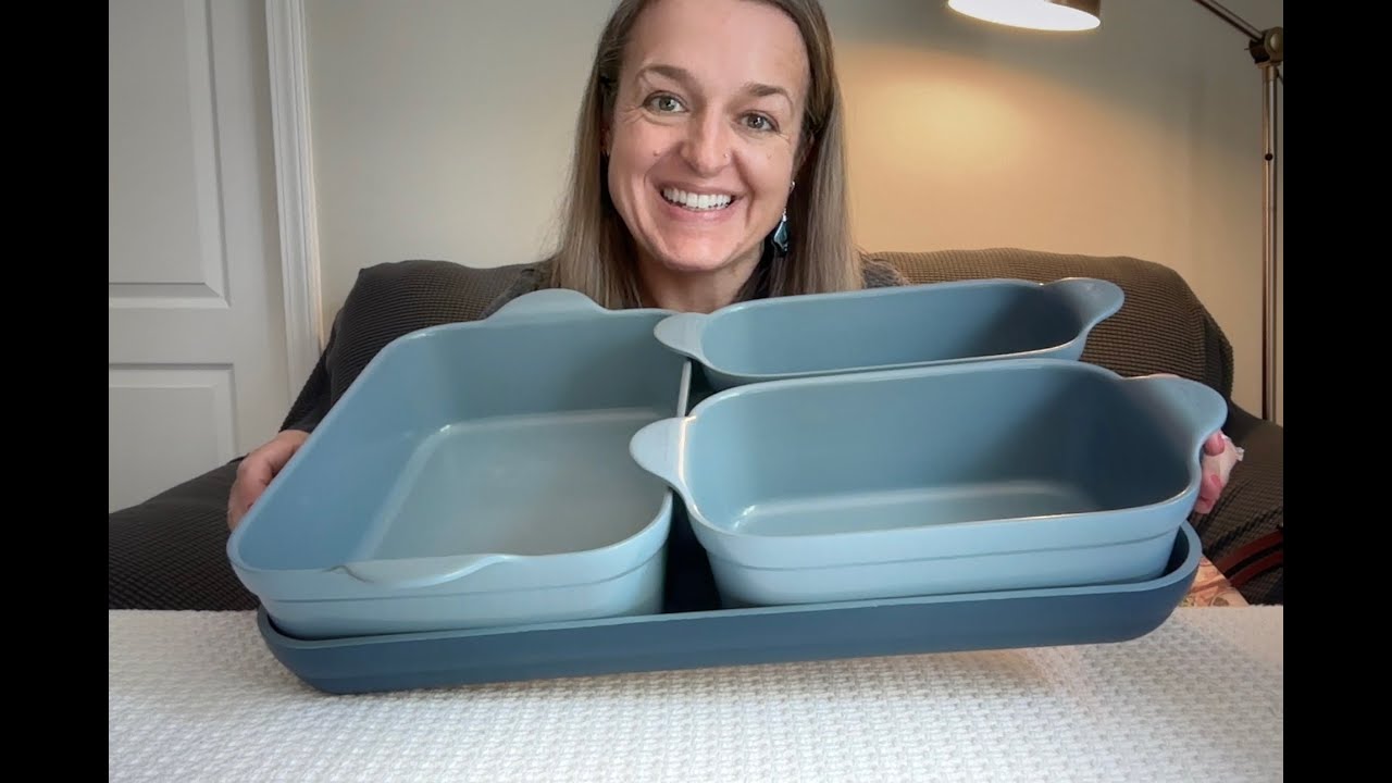 Our Place Bakeware Set, 5-Piece Nonstick, Toxin-Free, Ceramic, Oven Mat- REVIEW