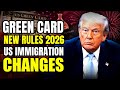 URGENT News!! Green Card Travel Rules Change From December 26 | DHS | USCIS
