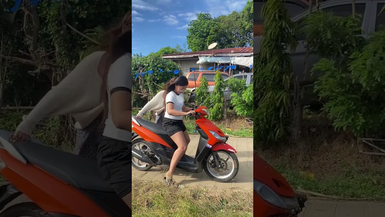 Teacher my best friend how to drive manual motorcycle 