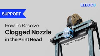 SUPPORT: How to Resolve a Clogged Nozzle in the Print Head on Neptune 4 Plus & Max