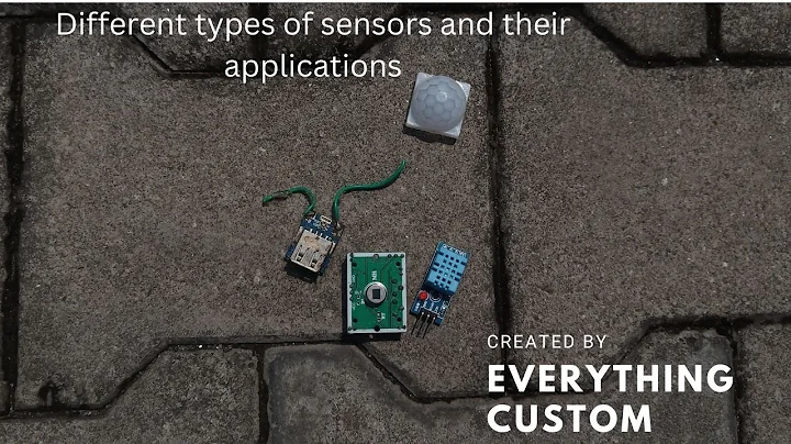 What is a Sensor? Different types of sensors and their applications #sensor