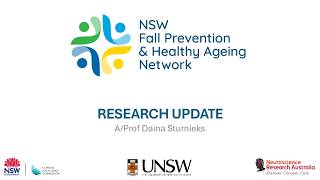 Research Update - Associate Professor Daina Sturnieks