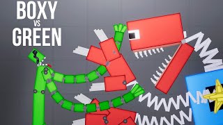 Boxy Boo [Poppy Playtime] vs Green [Rainbow Friends] - People Playground 1.26 beta
