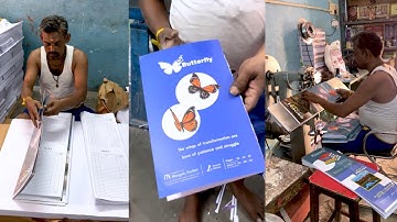 "The Art of Notebook Making | From Paper to Product" #making