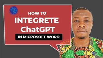 How to Integrate ChatGPT into Microsoft Word || TechTricksGh