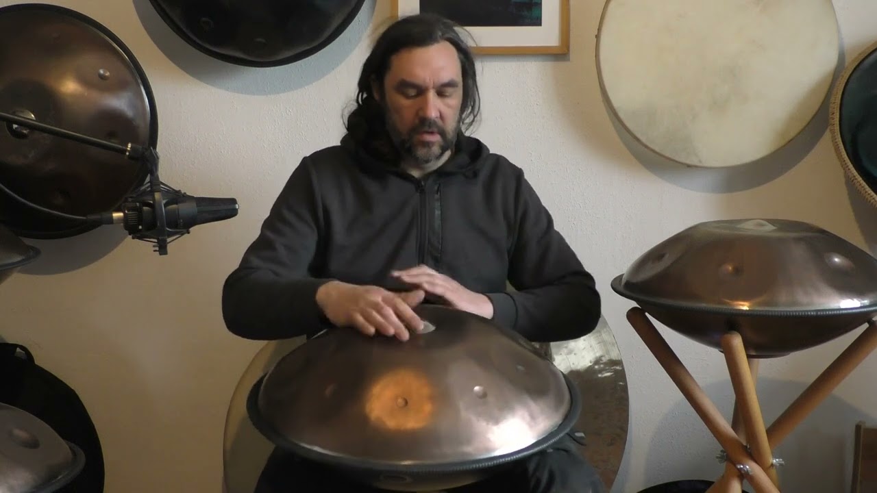 Handpan OM Classic 432Hz Ember Steel Baur&Brown