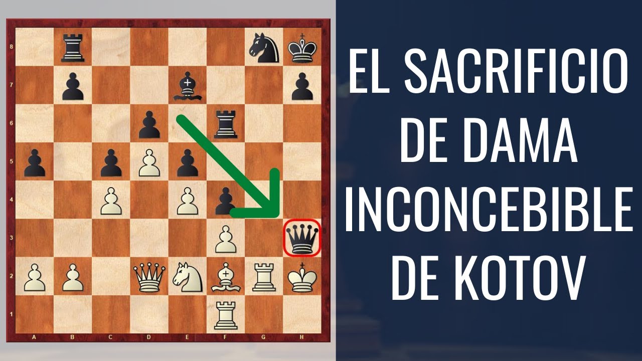 El inconcebible sacrificio de dama de Kotov