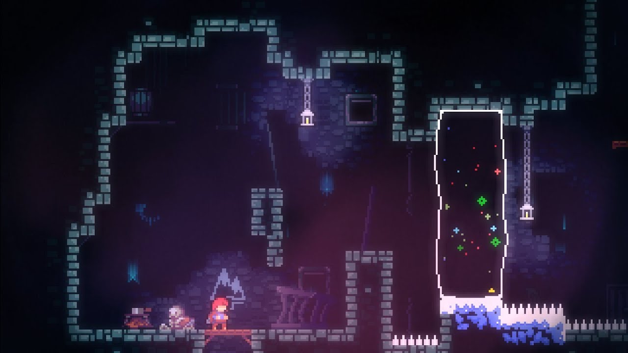 Resurrections - Badeline chase | Celeste ambience | Black screen