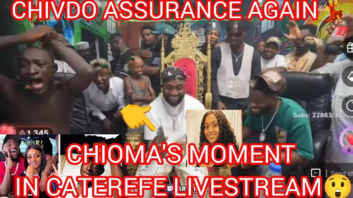 MOMENT DAVIDO AND EVERY ONE IN CATEREFE  LIVESTREAM CELEBRATE DAVIDO'S QUEEN ASSURANCE CHIOMA💖D-AIR😱